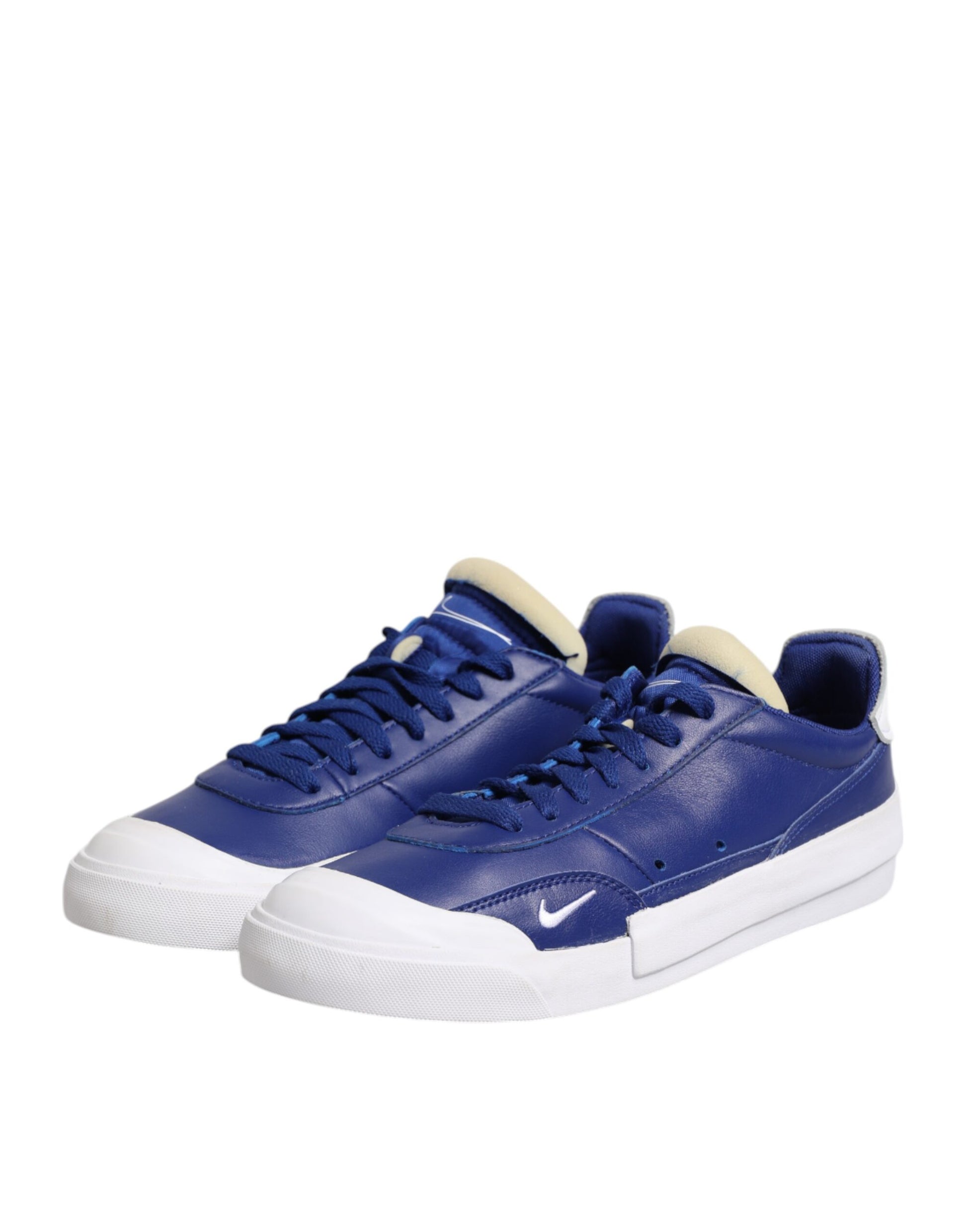 Weiß Blau Schnür Low Top Drop-Type PRM Sneakers Schuhe