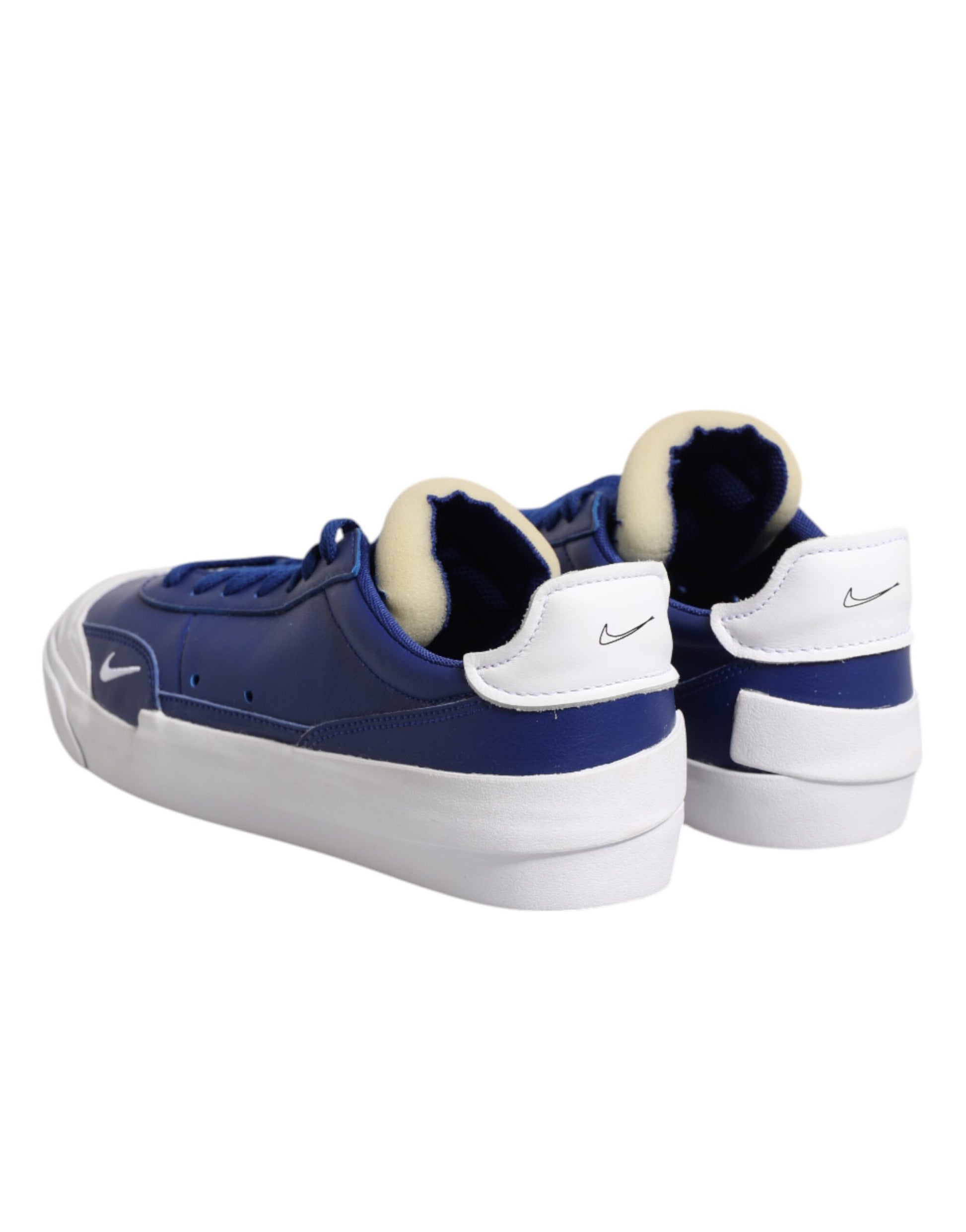 Weiß Blau Schnür Low Top Drop-Type PRM Sneakers Schuhe
