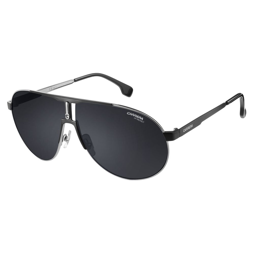 Schwarze Metall-Sonnenbrille