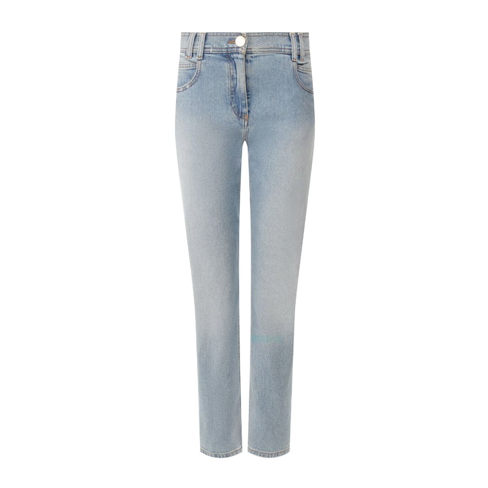 Blaue Jeans und Hose aus Baumwolle