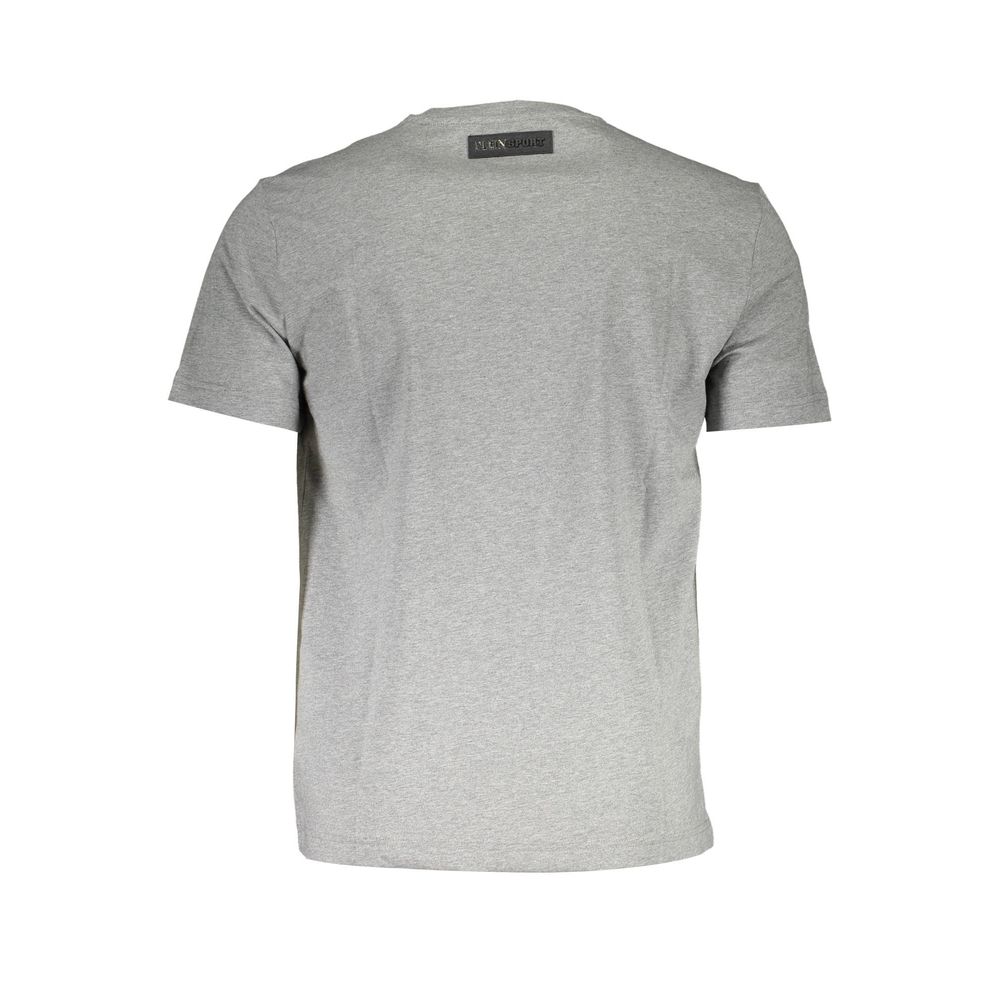 Graues Herren-T-Shirt aus Baumwolle