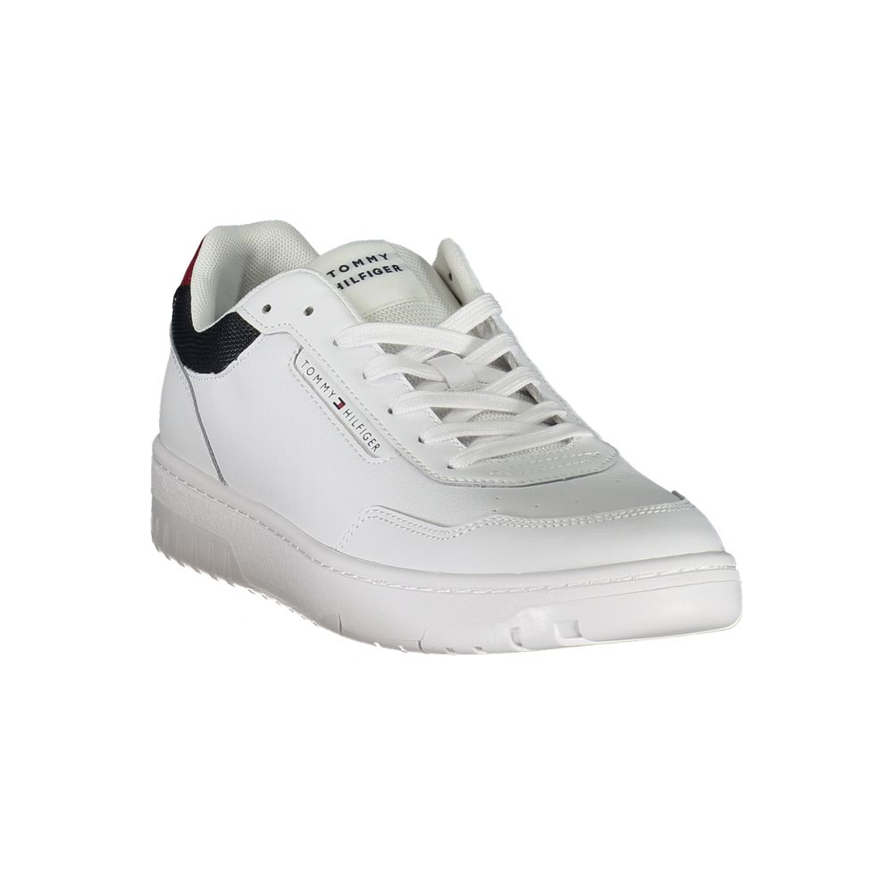 White Nylon Men Sneaker