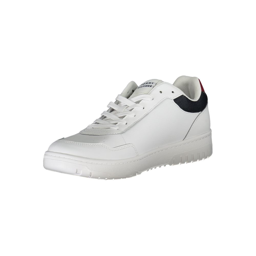 White Nylon Men Sneaker