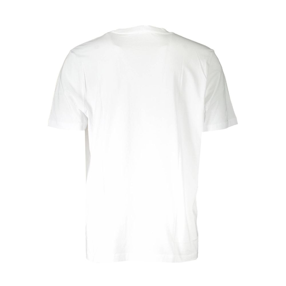 Weißes Herren-T-Shirt aus Baumwolle