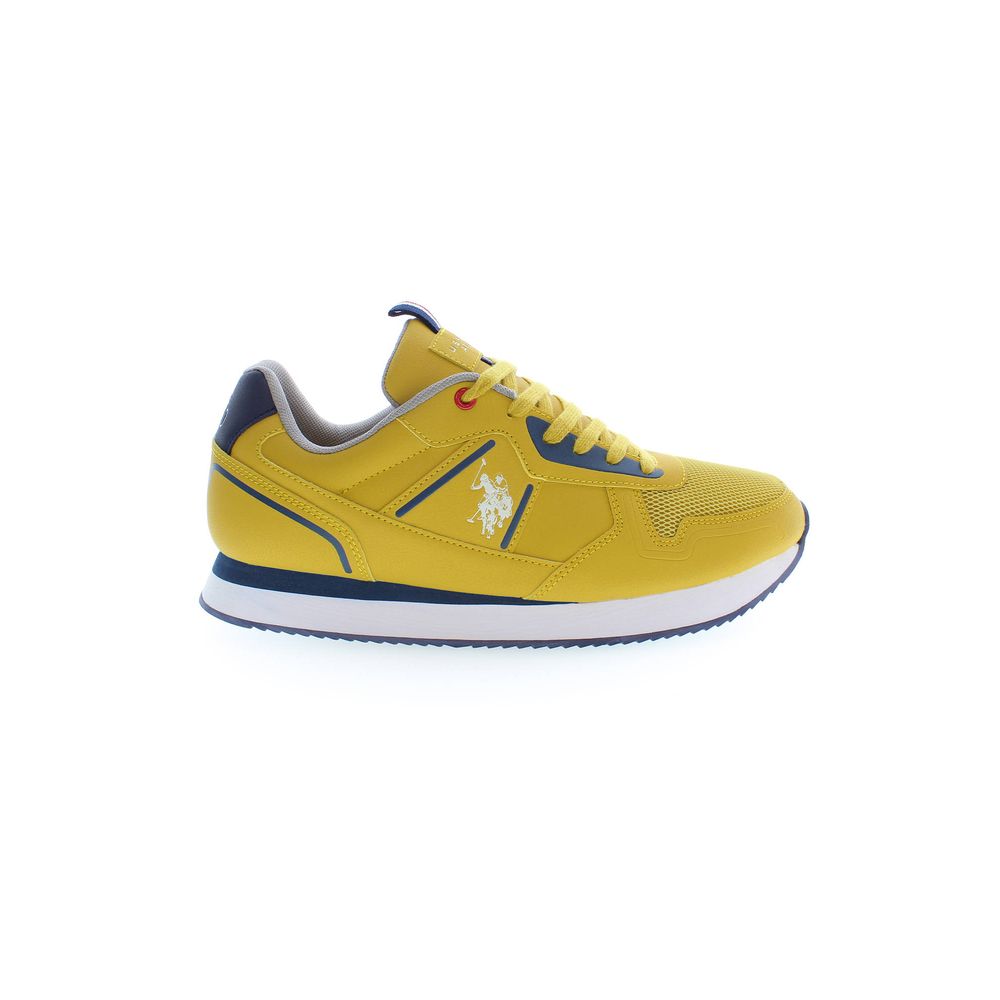 Gelbe Polyester Herren Sneaker
