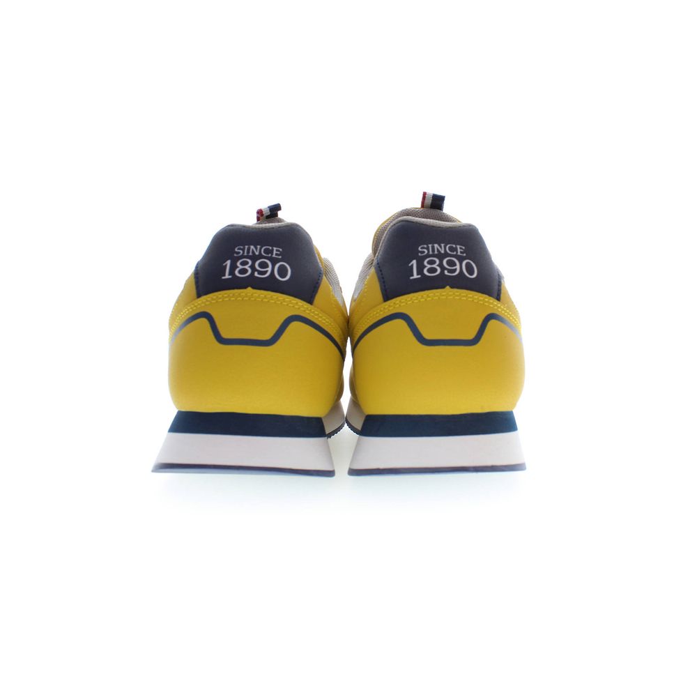 Gelbe Polyester Herren Sneaker
