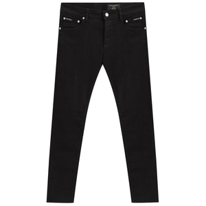 Black Cotton Jeans Denim