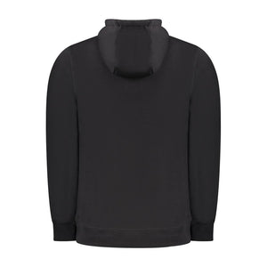 Black Cotton Men Sweater