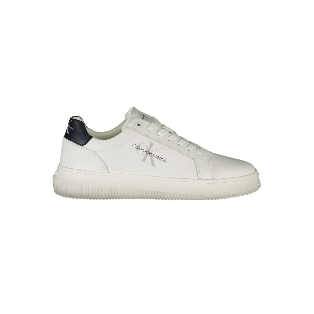 Weiße Leder Herren Sneaker