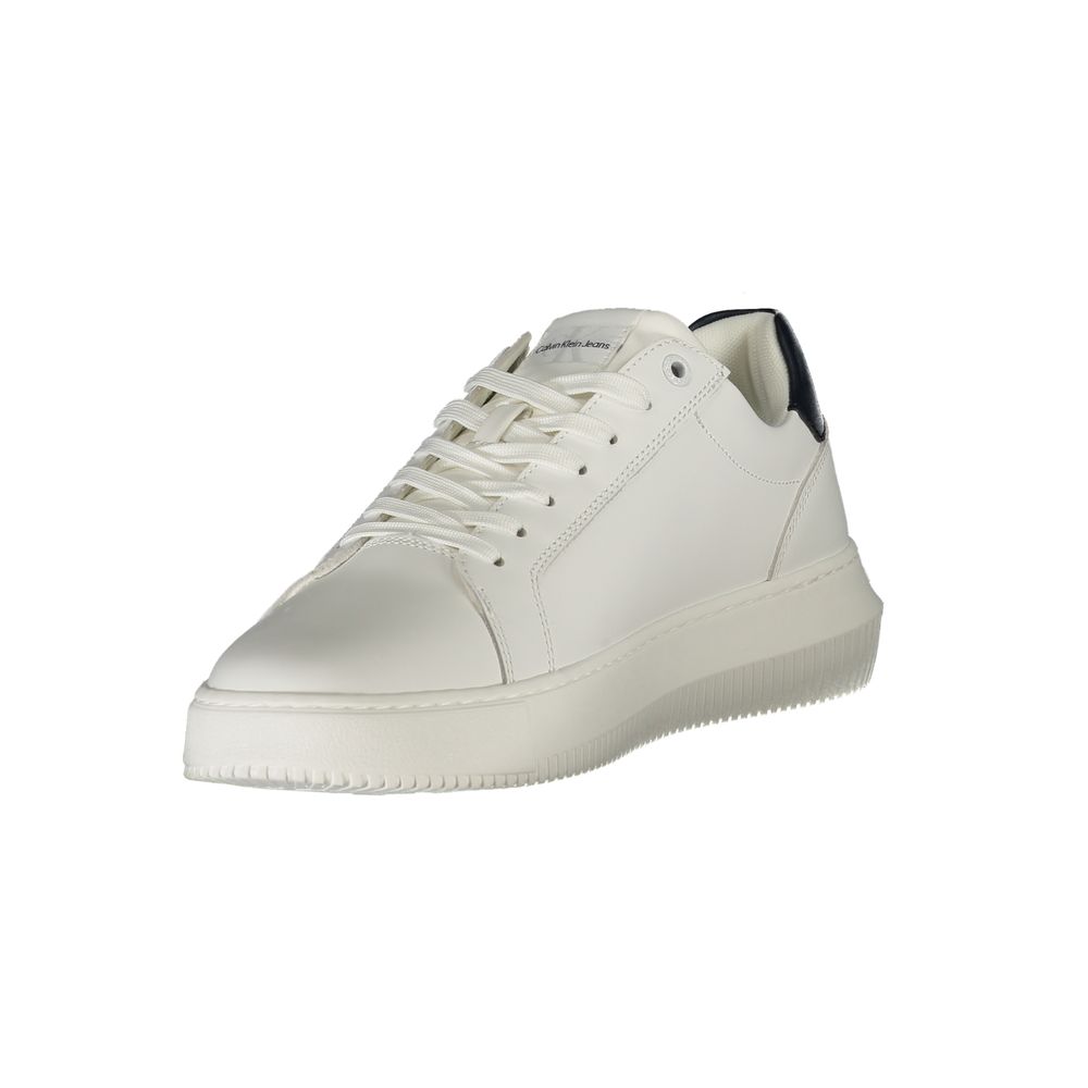 Weiße Leder Herren Sneaker