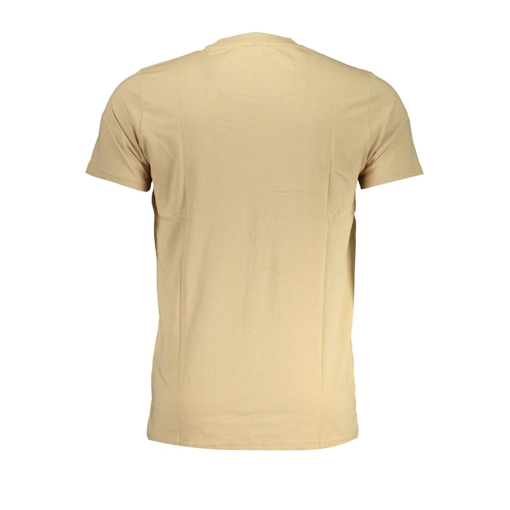 Beiges Baumwoll-T-Shirt