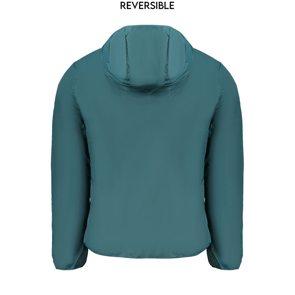 Grüne Polyamid-Herrenjacke