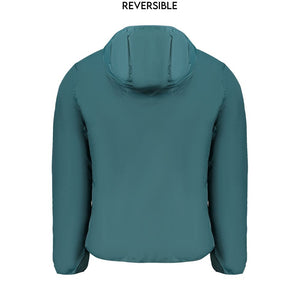 Grüne Polyamid-Herrenjacke