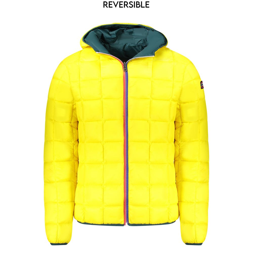 Grüne Polyamid-Herrenjacke