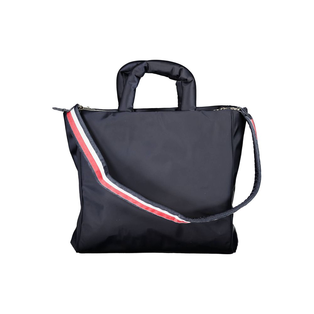 Blaue Polyester Damen Handtasche