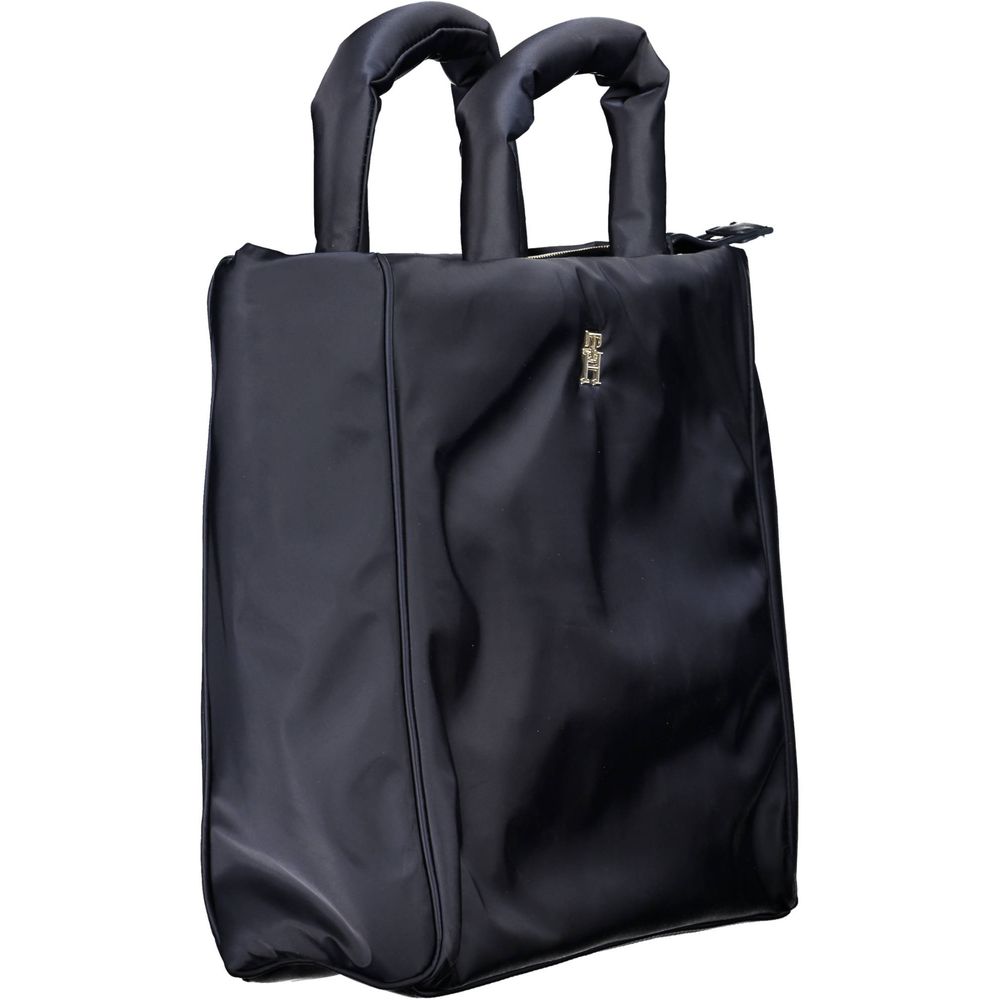 Blaue Polyester Damen Handtasche