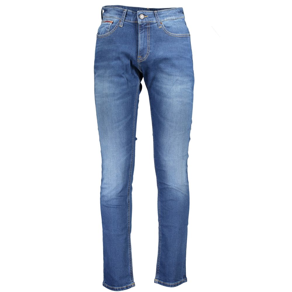 Blaue Baumwolljeans für Herren