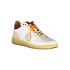 Sleek White Sneakers with Contrast Accents