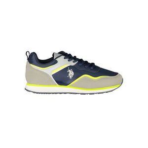 Blauer Polyester-Sneaker