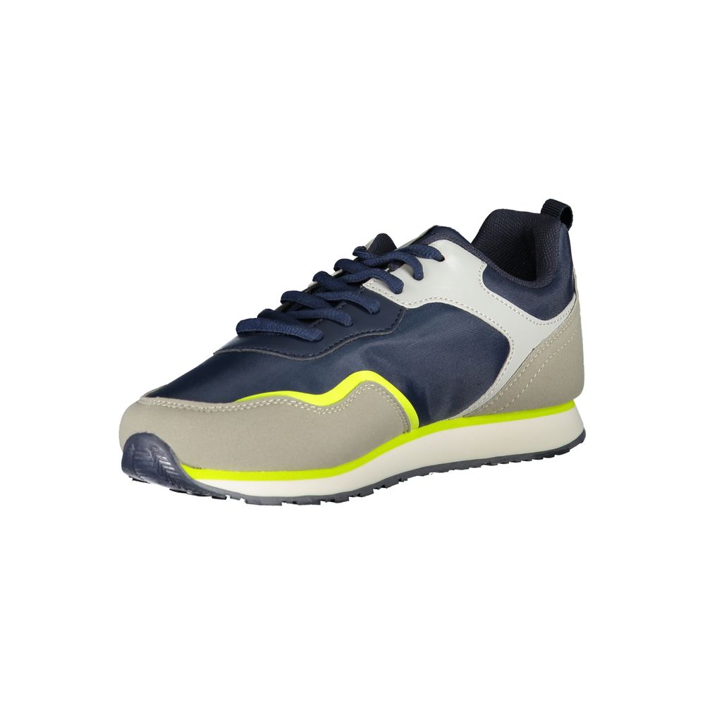 Blauer Polyester-Sneaker