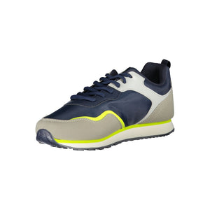 Blauer Polyester-Sneaker