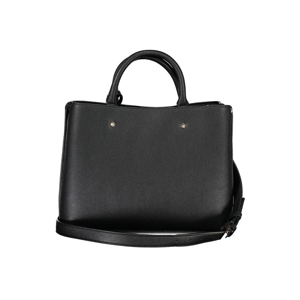 Schwarze Handtasche aus Polyethylen