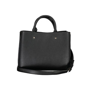 Schwarze Handtasche aus Polyethylen