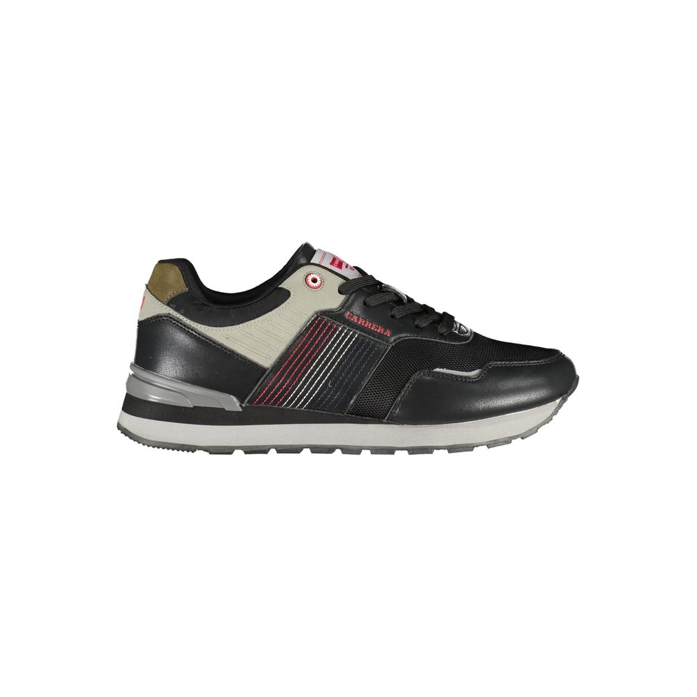 Schlanke Sport-Sneaker mit Schnürung und Kontrastdetails