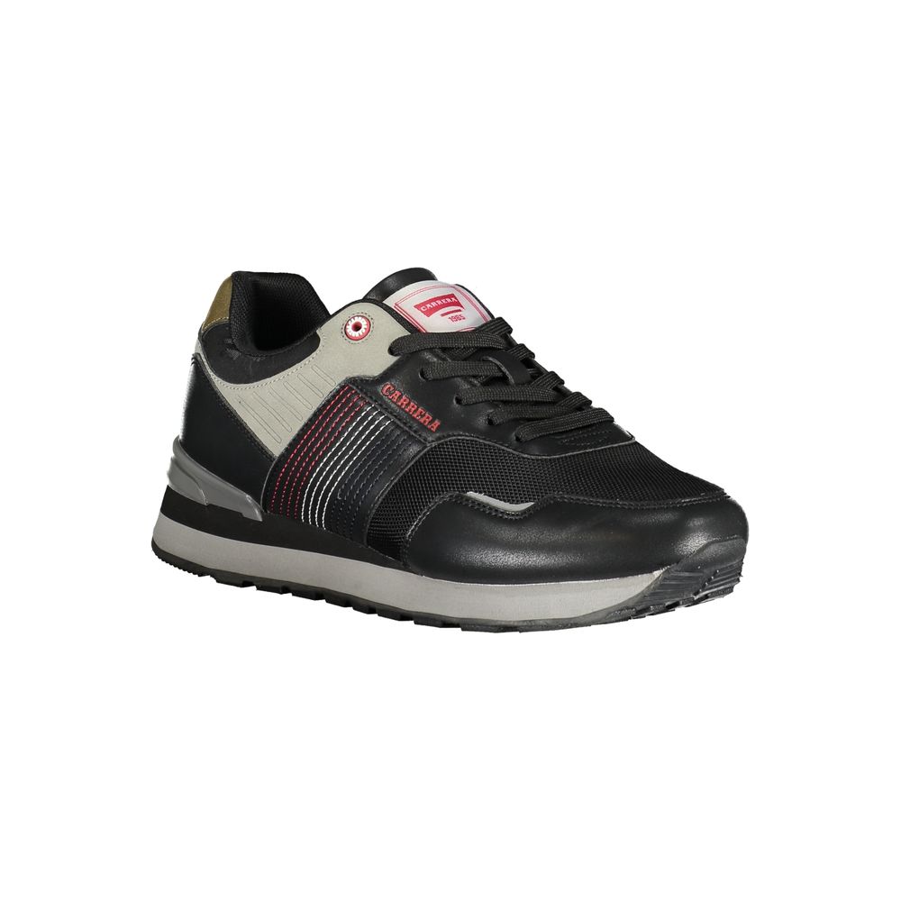 Schlanke Sport-Sneaker mit Schnürung und Kontrastdetails