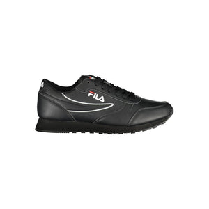 Elegante schwarze Sport-Sneaker zum Schnüren