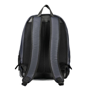 Blauer Polyethylen-Rucksack für Herren