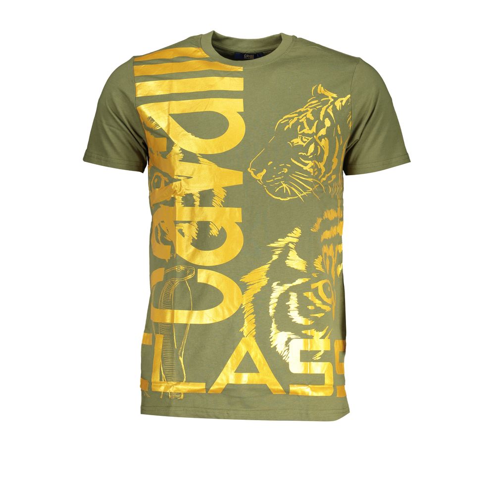 Grünes Baumwoll-T-Shirt