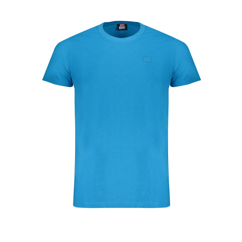 Blaues Baumwoll-T-Shirt