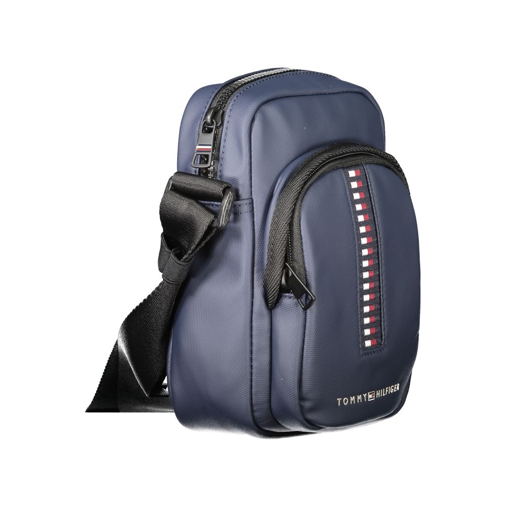 Blaue Polyester Herren Umhängetasche