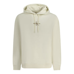 Weißer Baumwollpullover für Herren