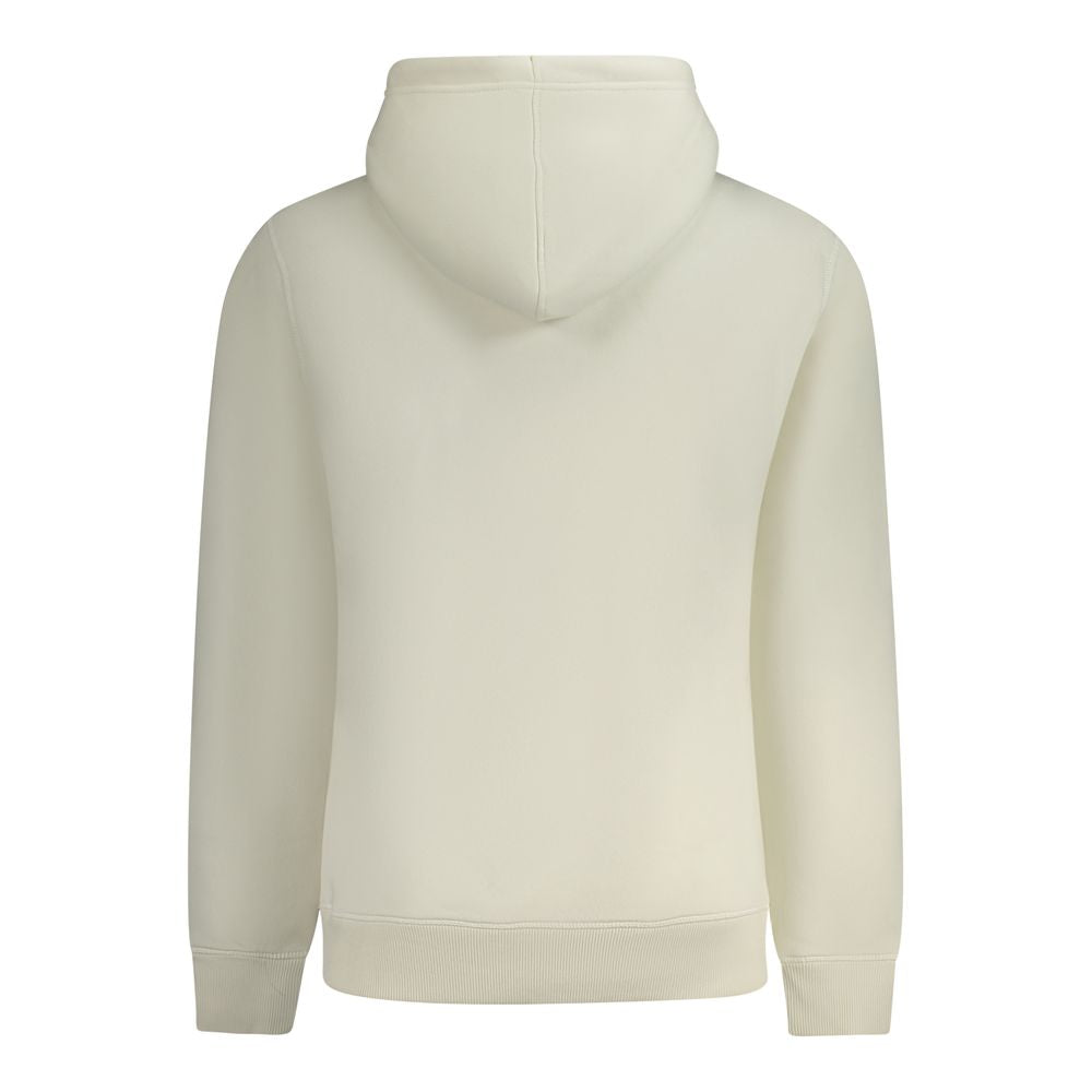 Weißer Baumwollpullover für Herren