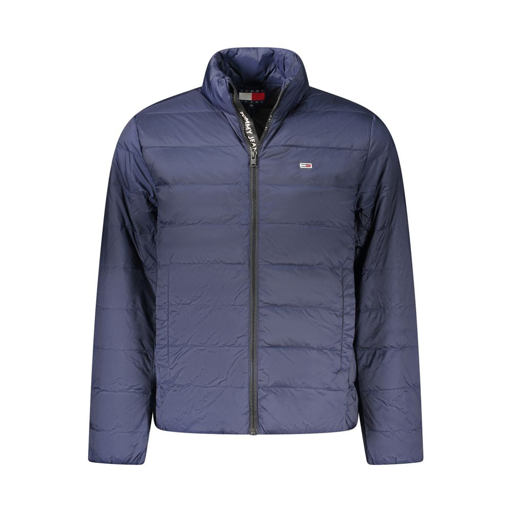 Blaue Polyamid-Herrenjacke