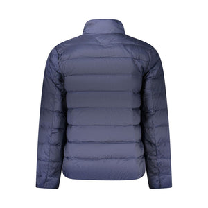 Blaue Polyamid-Herrenjacke