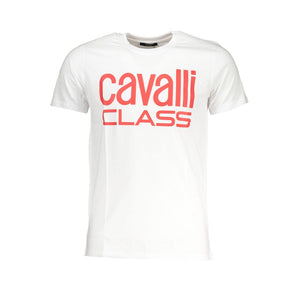 Weißes Baumwoll-T-Shirt