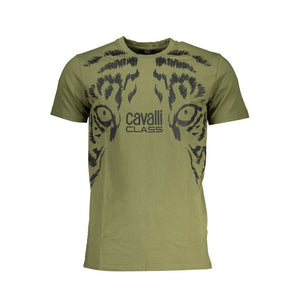 Grünes Baumwoll-T-Shirt