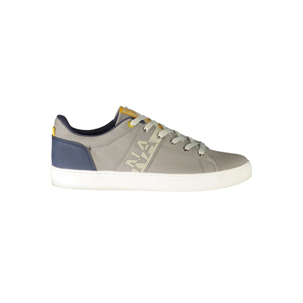 Grauer Polyester-Sneaker