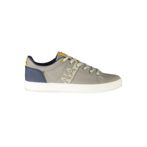 Grauer Polyester-Sneaker