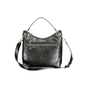 Schwarze Handtasche aus Polyethylen