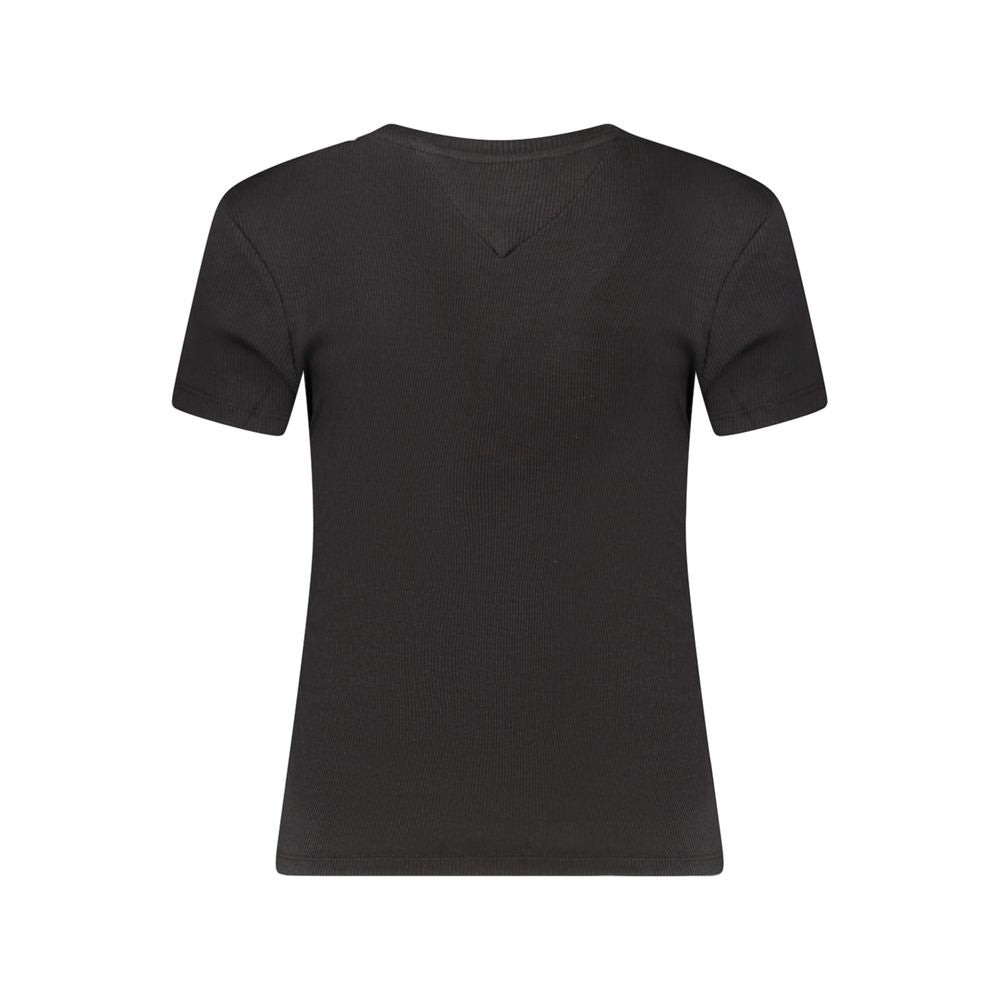 Schwarze Baumwolloberteile und T-Shirts
