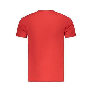 Rotes Herren-T-Shirt aus Baumwolle