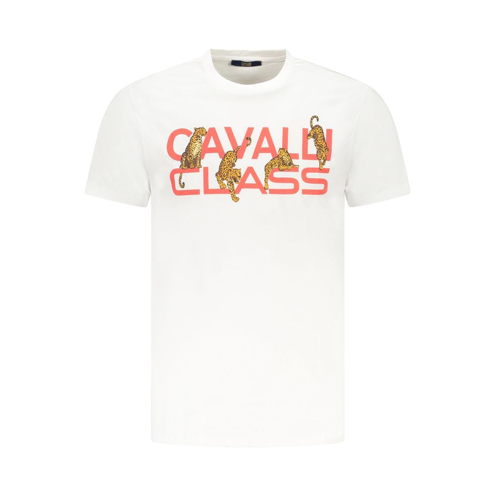 Weißes Herren-T-Shirt aus Baumwolle