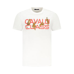 White Cotton Men T-Shirt
