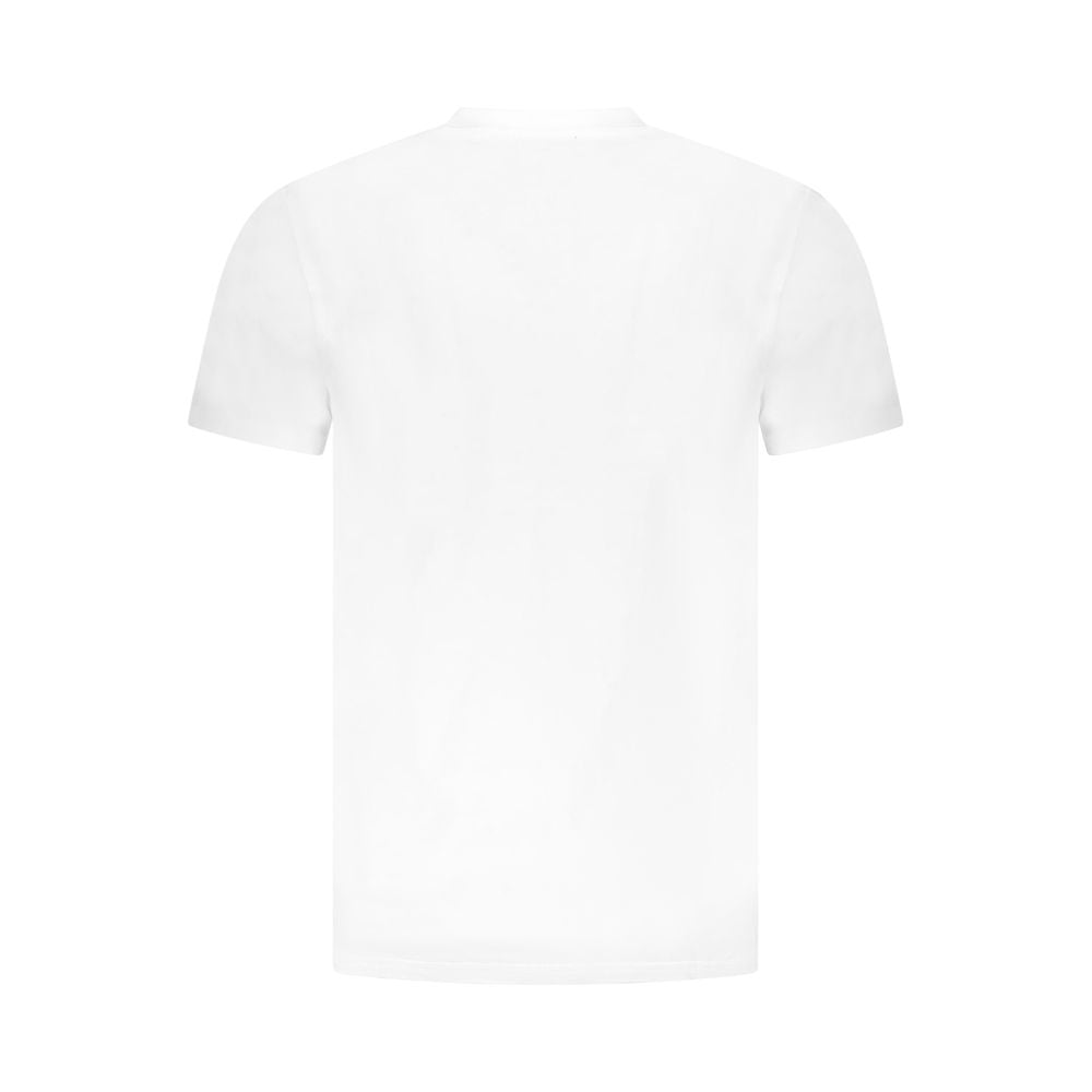 Weißes Herren-T-Shirt aus Baumwolle
