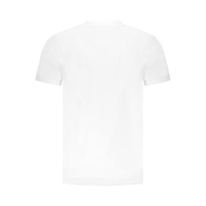 White Cotton Men T-Shirt
