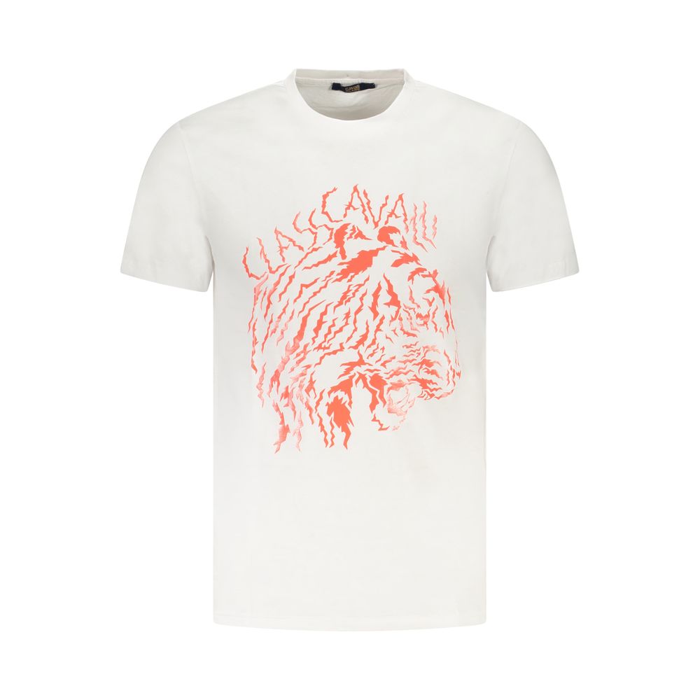 Weißes Herren-T-Shirt aus Baumwolle
